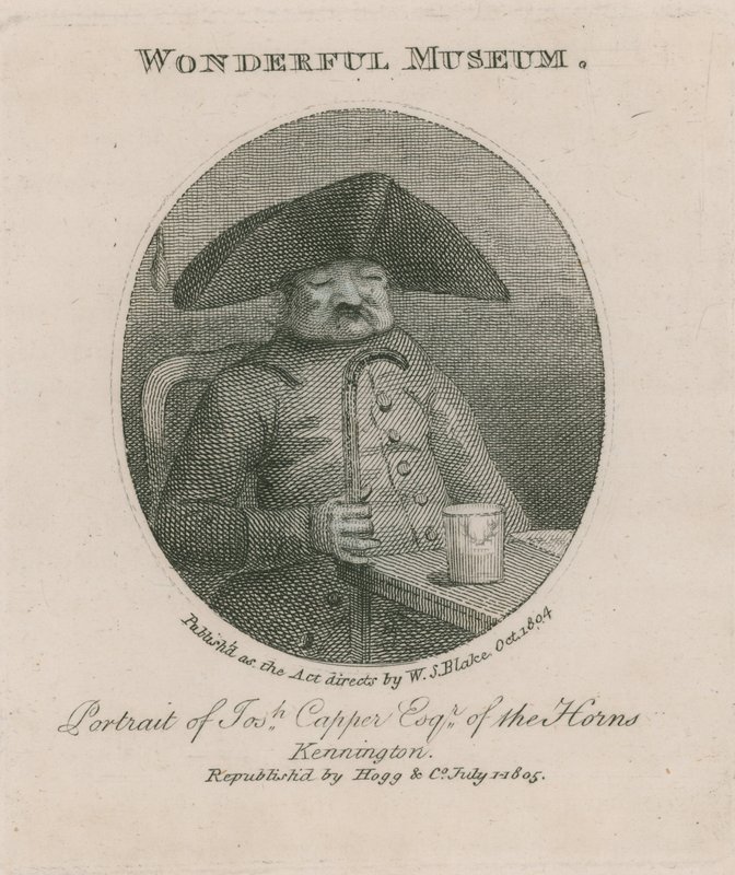Retrato de Joseph Capper do Chifre, Kennington de English School
