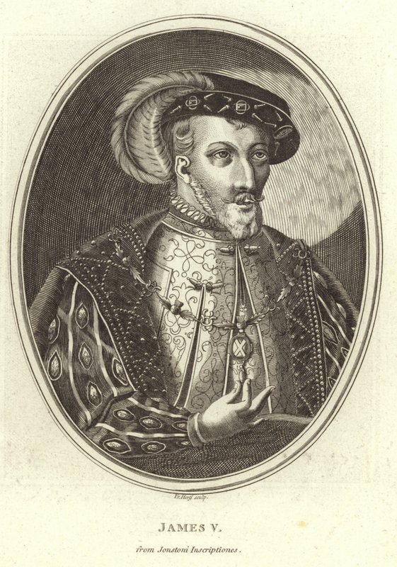 Retrato do rei james v de English School