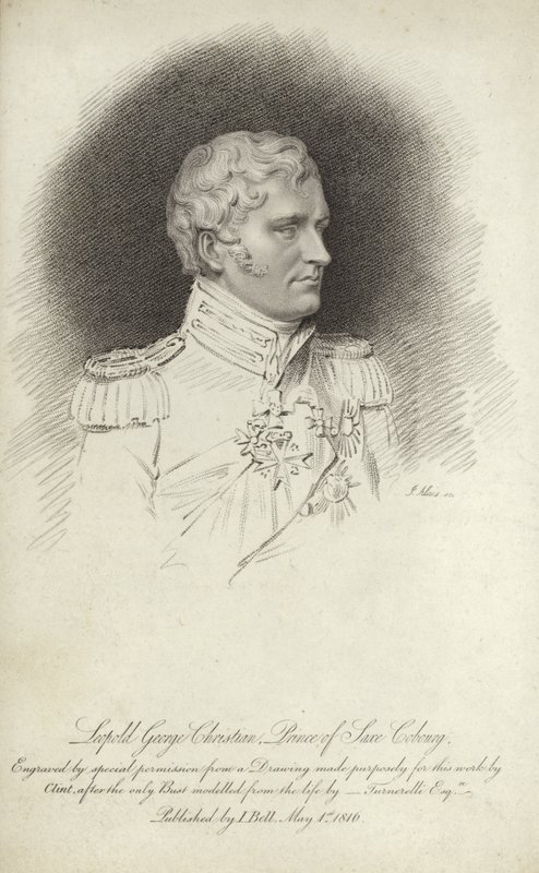 Retrato do rei Leopoldo I da Bélgica de English School
