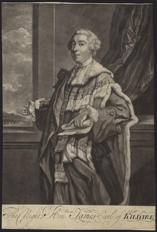 Retrato do tenente-general James FitzGerald de English School