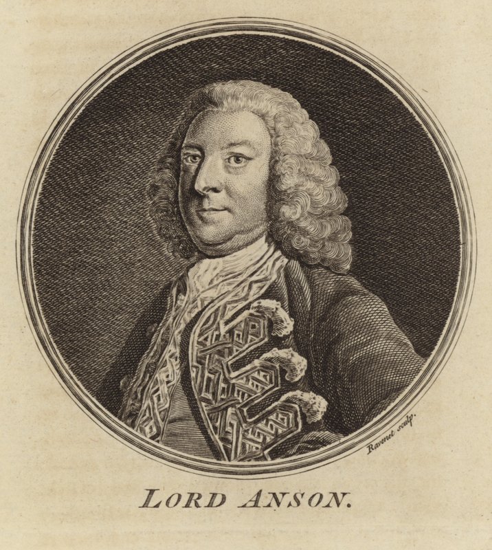 Retrato de Lord Anson de English School
