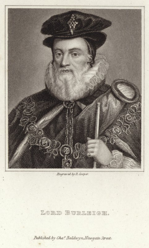 Retrato de Lord Burleigh de English School