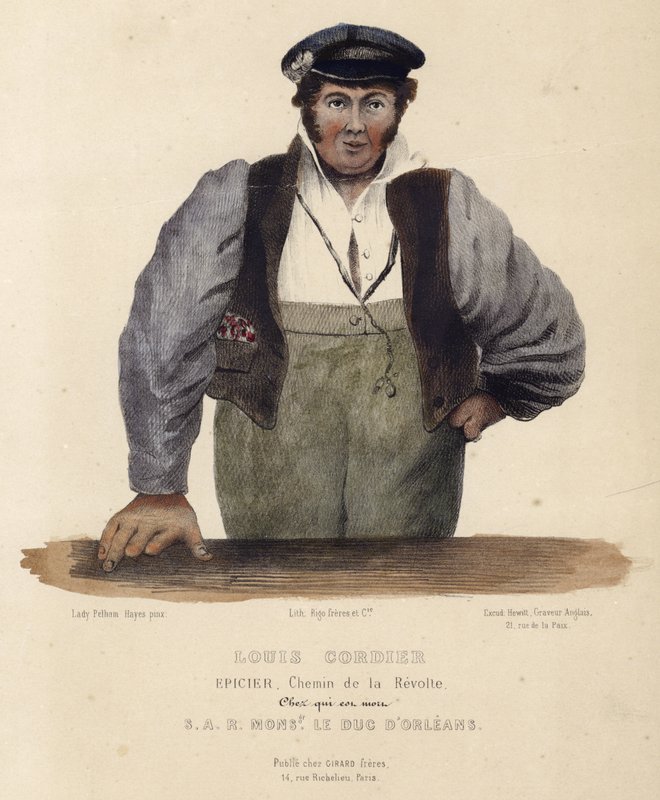 Retrato de Louis Cordier de English School