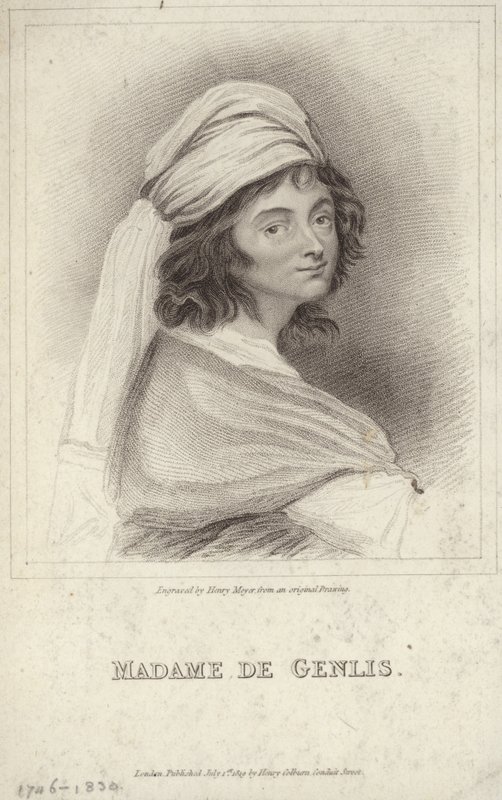 Retrato de madame de genlis de English School