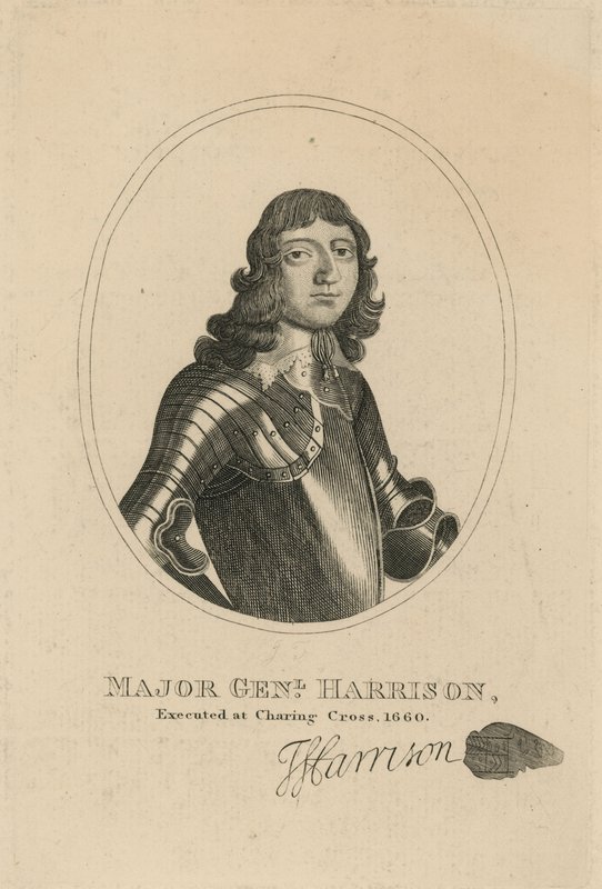 Retrato do Major General Thomas Harrison de English School