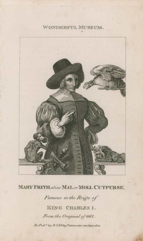 Retrato de mary frith de English School