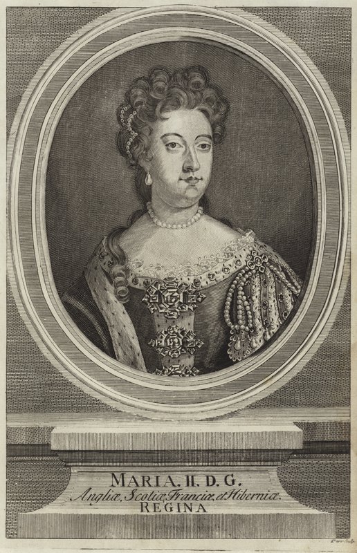 Retrato de Maria II da Inglaterra de English School