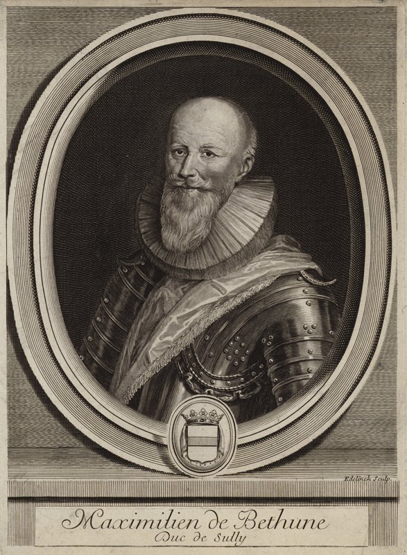 Retrato de Maximiliano de Bethune, Duque de Sully de English School