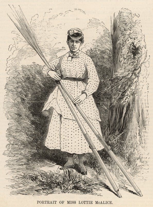 Retrato da senhorita Lottie McAlice de English School