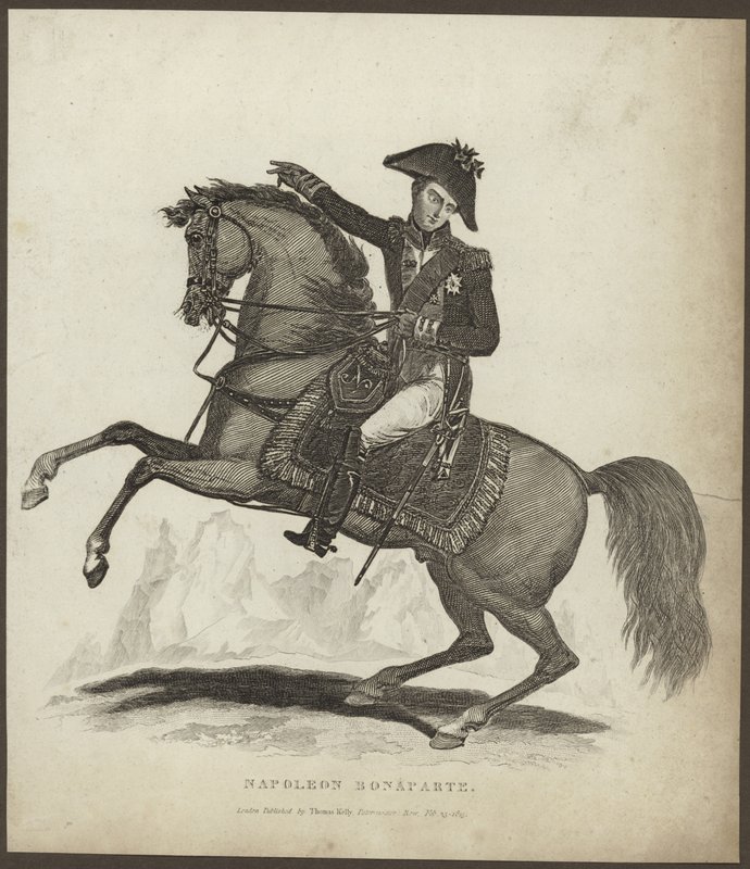 Retrato de Napoleão Bonaparte de English School