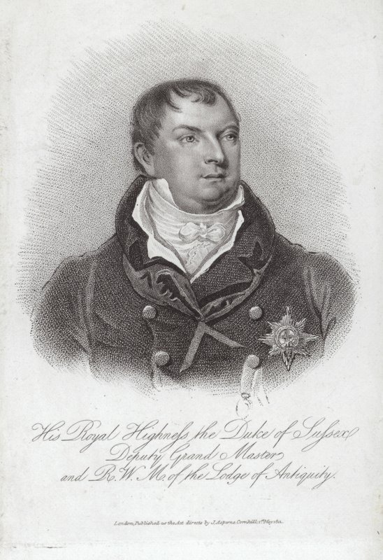 Retrato do Príncipe Augusto Frederico, Duque de Sussex de English School