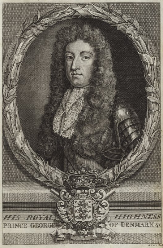 Retrato do príncipe George da Dinamarca de English School