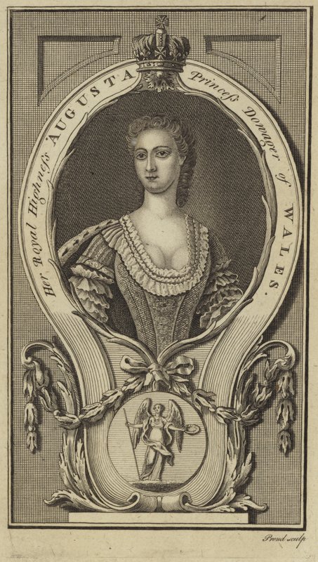 Retrato da Princesa Augusta de Saxe-Gotha-Altenburg de English School