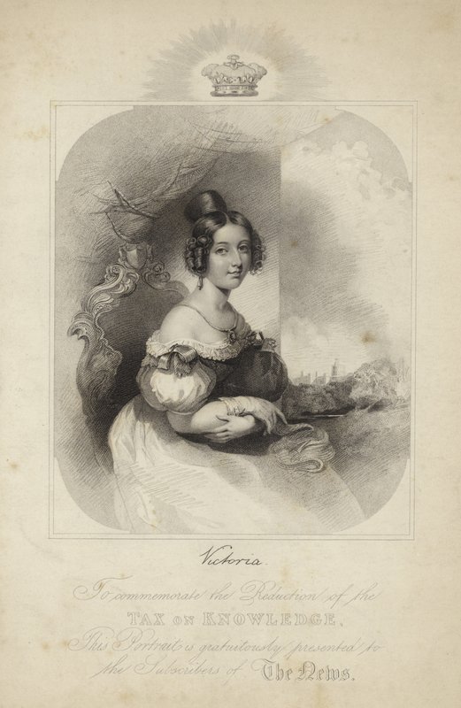 Retrato da rainha victoria de English School