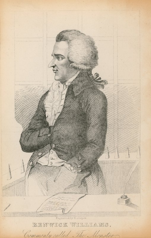 Retrato de Renwick Williams, comumente chamado de The Monster de English School