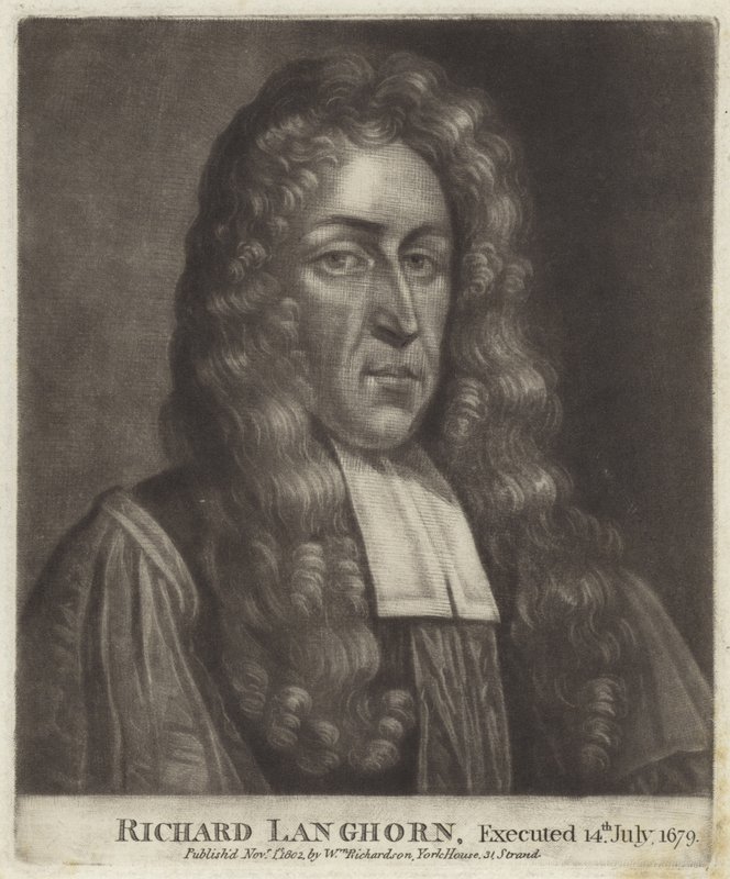 Retrato de Richard Langhorne de English School