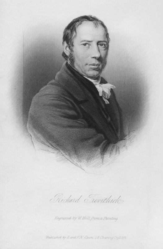 Retrato de Richard Trevithick (gravura) de English School