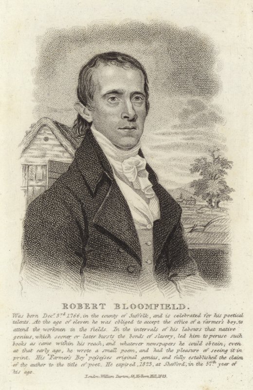 Retrato de Robert Bloomfield de English School