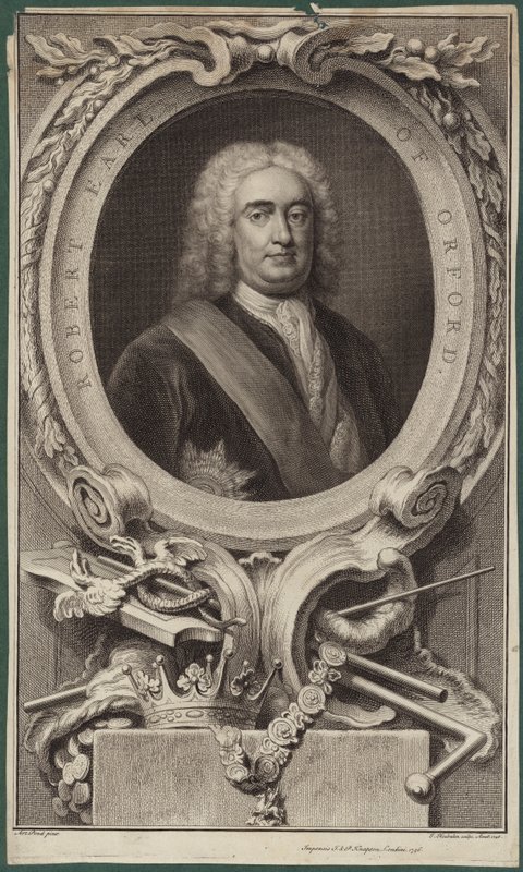 Retrato de Robert Walpole, conde de Orford de English School