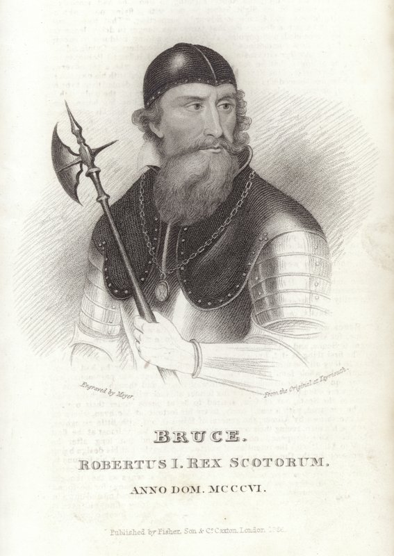 Retrato de Robert the Bruce de English School