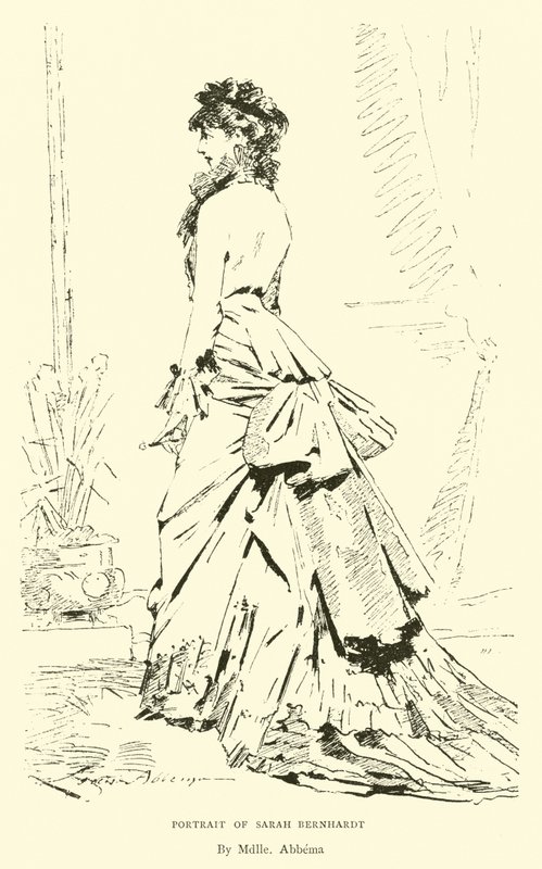Retrato de Sarah Bernhardt de English School