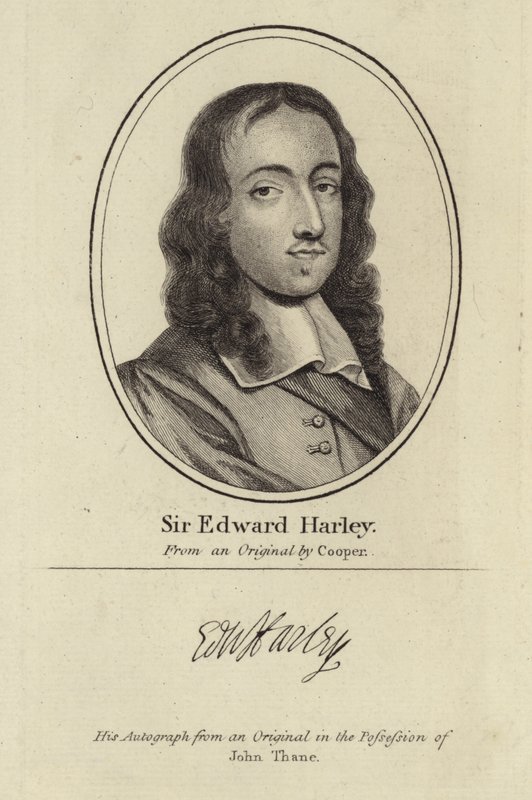 Retrato de Sir Edward Harley de English School