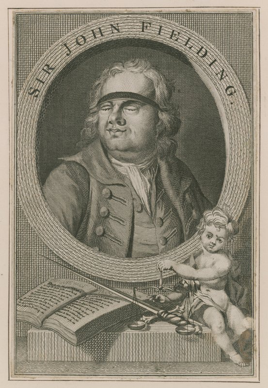 Retrato de Sir John Fielding de English School