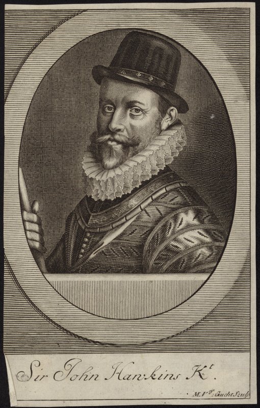 Retrato de Sir John Hawkins de English School