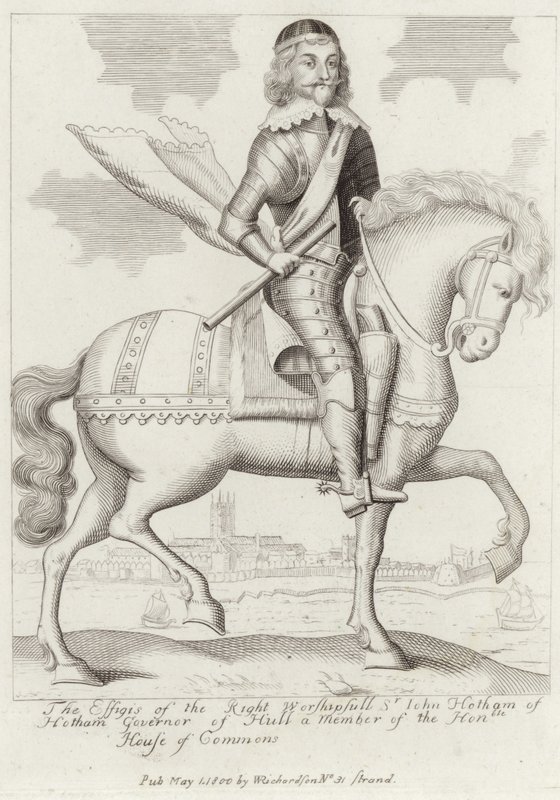 Retrato de Sir John Hotham, o mais novo de English School