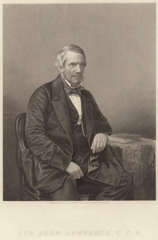 Retrato de Sir John Lawrence de English School