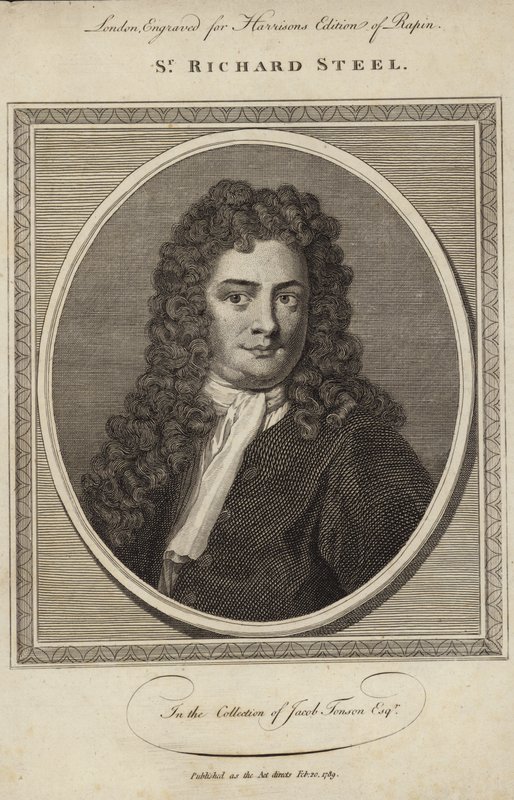 Retrato de Sir Richard Steele de English School