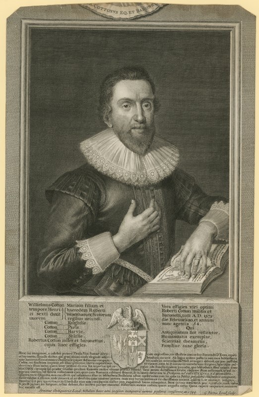 Retrato de Sir Robert Cotton de English School