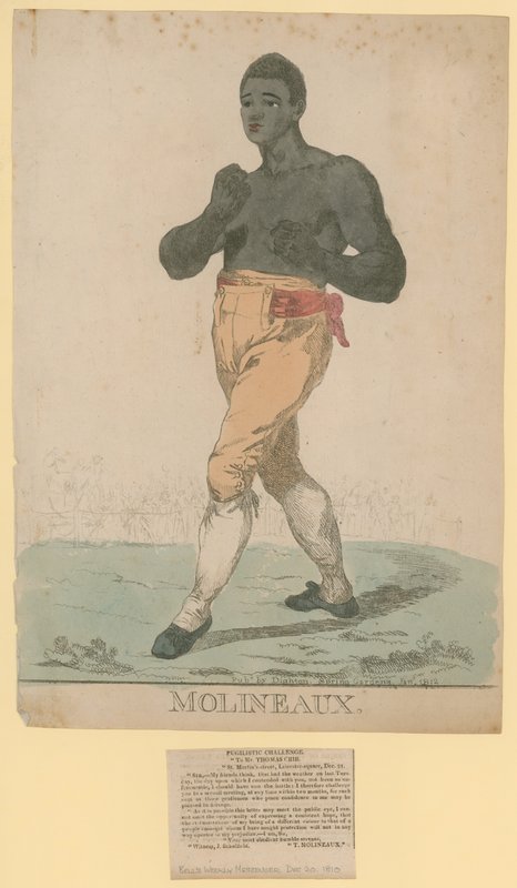 Retrato de tom molineaux de English School