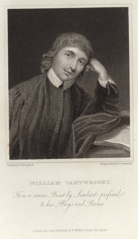 Retrato de William Cartwright de English School