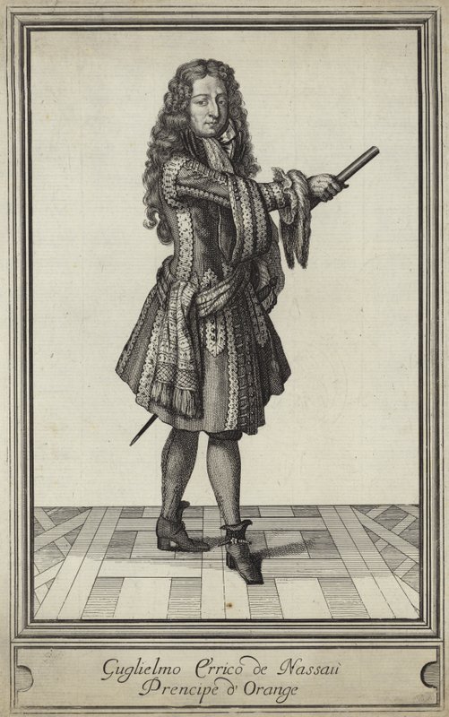 Retrato de william iii da inglaterra de English School