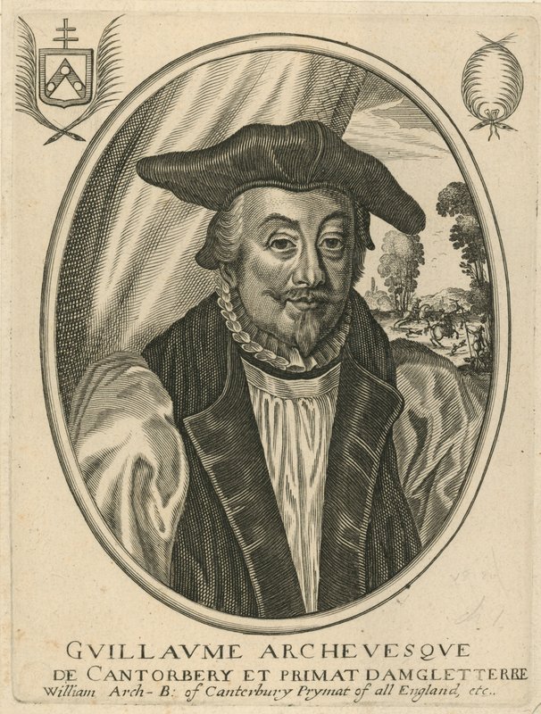 Retrato de William Laud de English School