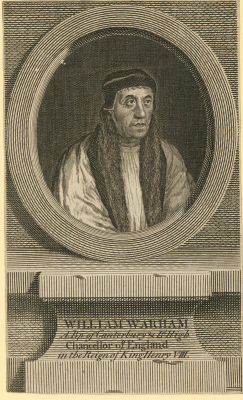 Retrato de William Warham de English School