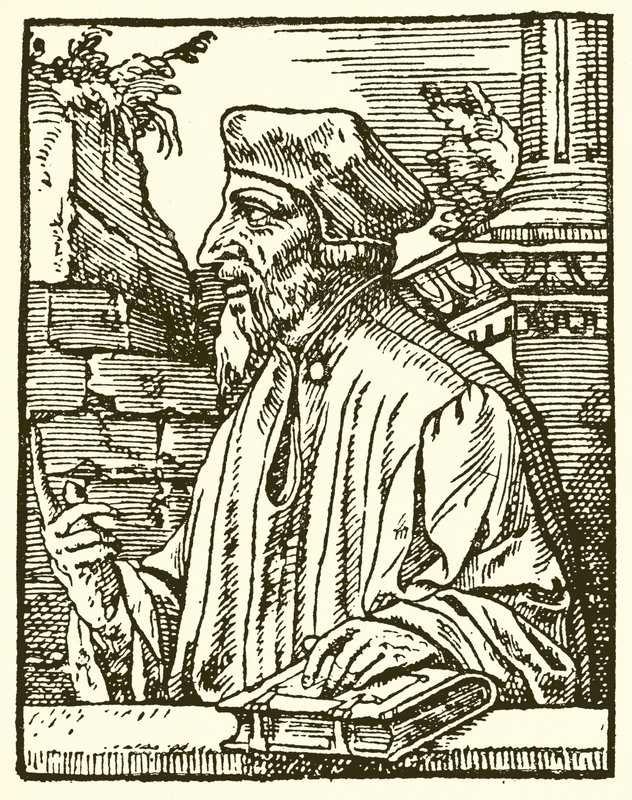 Retrato de Wycliffe de English School