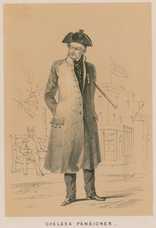 Retrato de um pensionista de Chelsea de English School