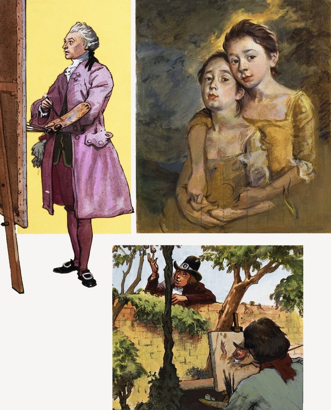Retrato de um pintor: rostos eram sua fortuna de English School