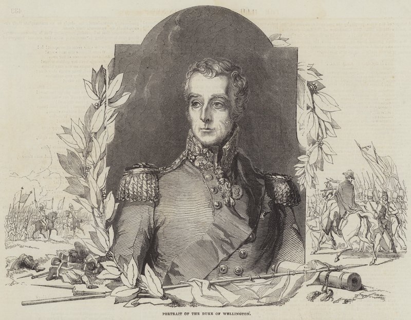 Retrato do Duque de Wellington (gravura) de English School
