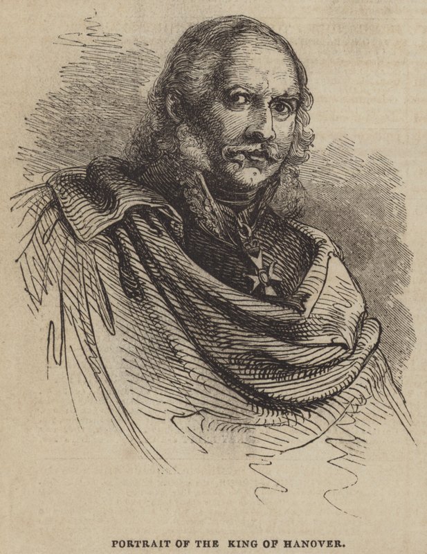 Retrato do rei de hanover de English School