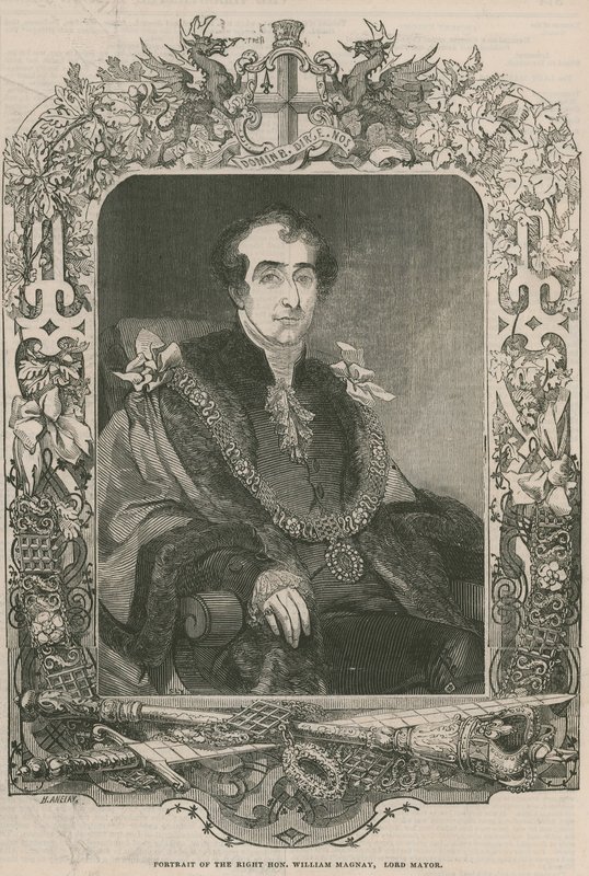 Retrato do Honorável William Magnay, Lord Mayor de English School