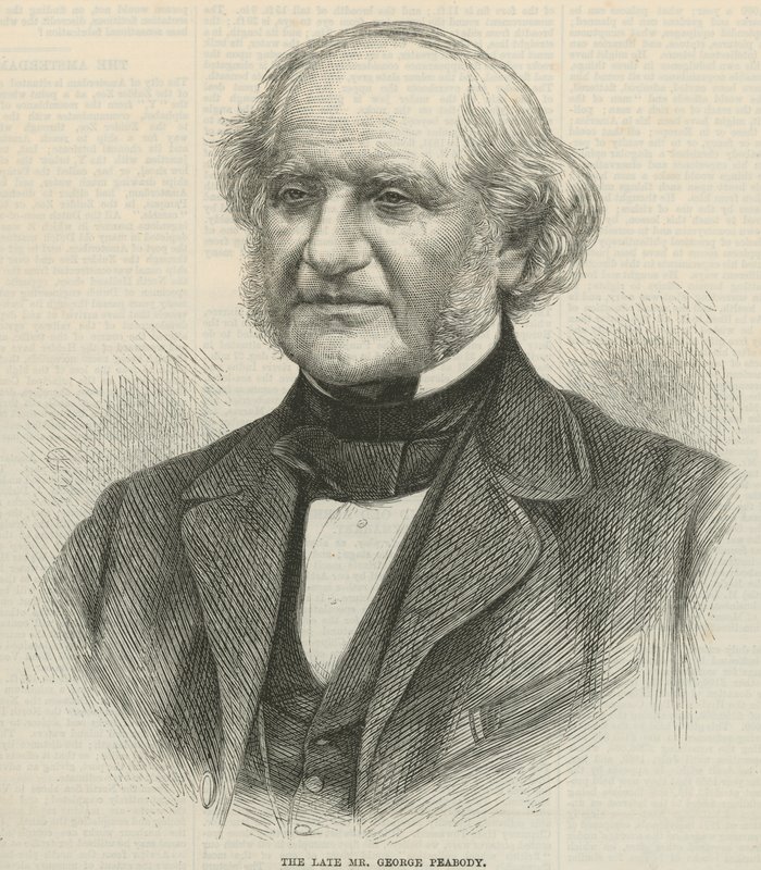 Retrato do falecido Sr. George Peabody de English School