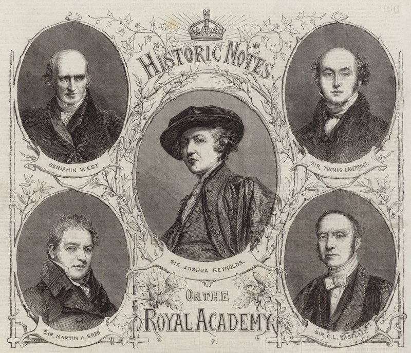 Retratos dos presidentes da Royal Academy de English School