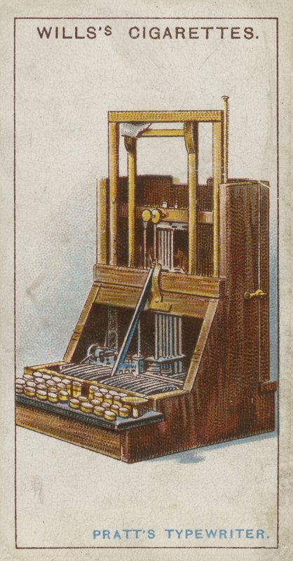 Máquina de escrever de Pratts de English School
