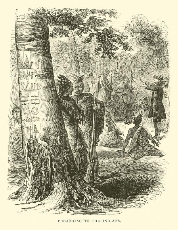 Pregando aos índios de English School