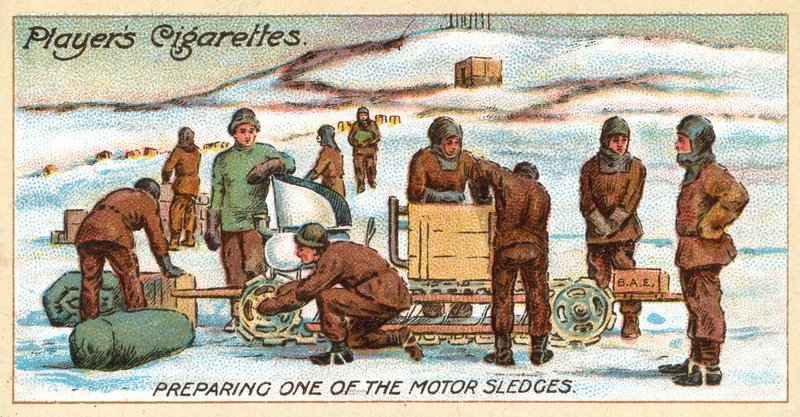 Preparação de um dos pólos motores (chromolitho) de English School