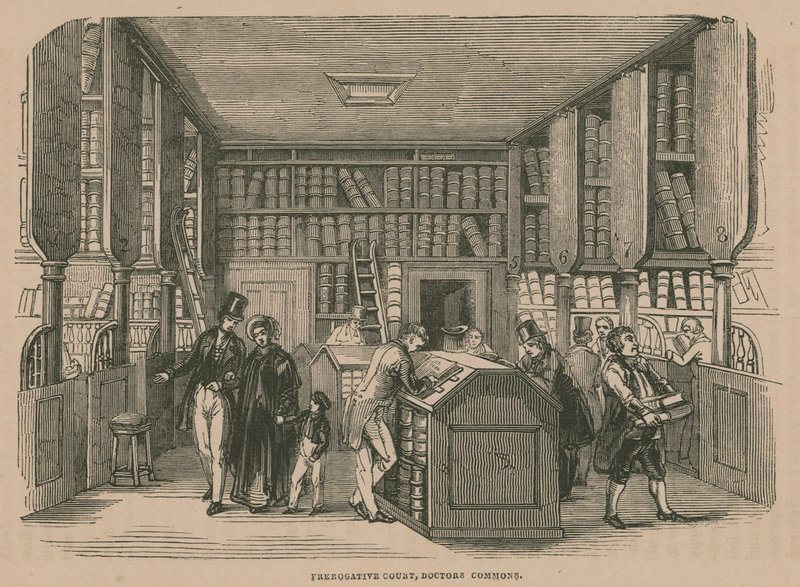 Tribunal de prerrogativa, Médicos comuns, Londres de English School