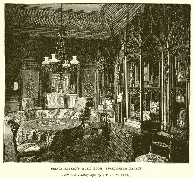 Príncipe Alberts Music Room, Palácio de Buckingham de English School